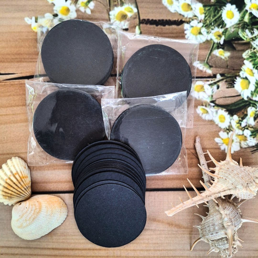 Black Round Tiles * Small