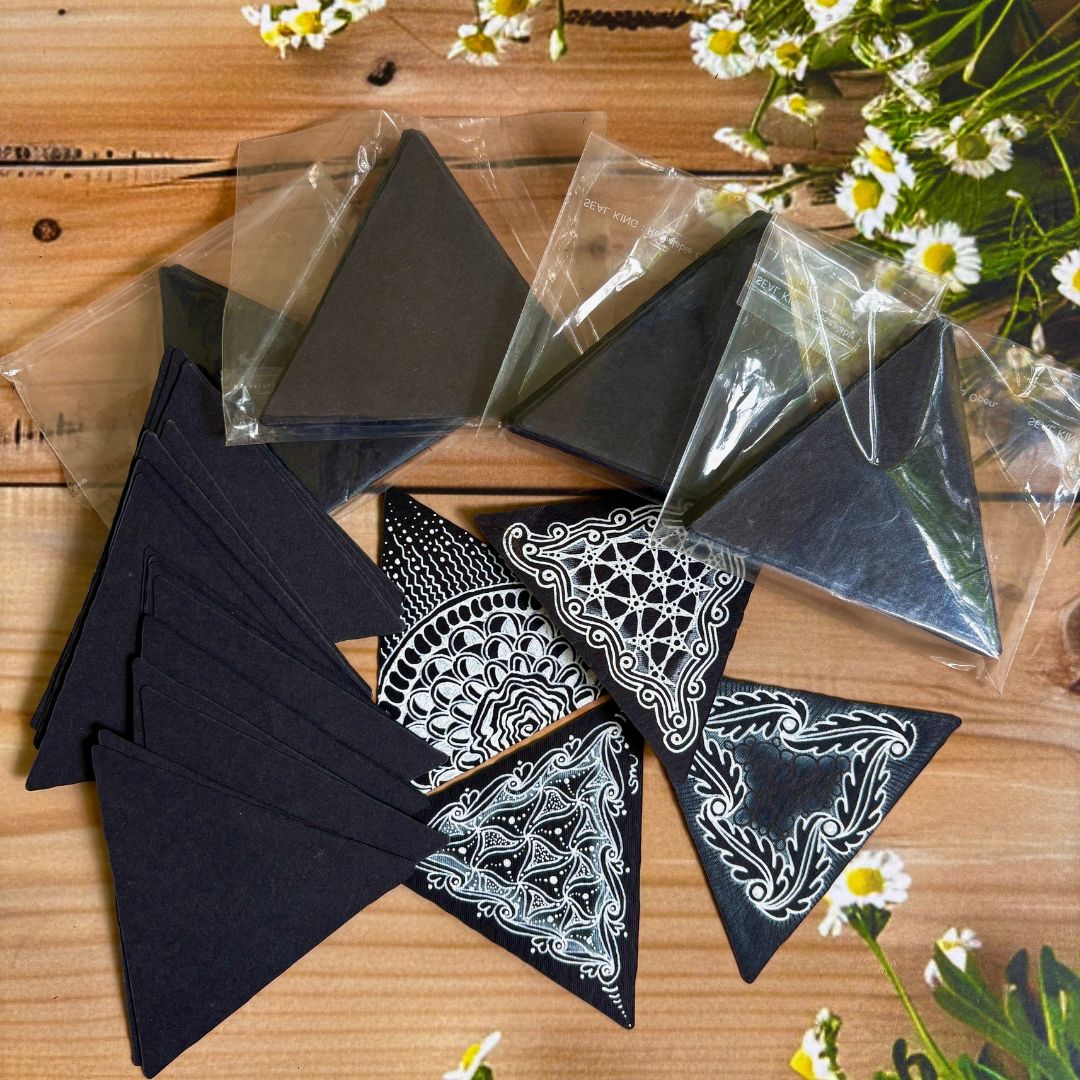 Black Triangle Tiles