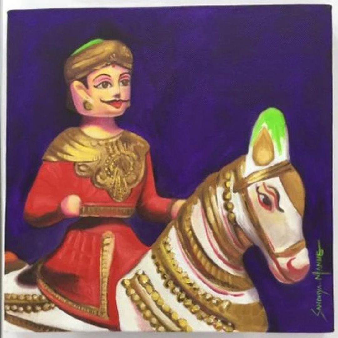 MAN ON A HORSE RIDE