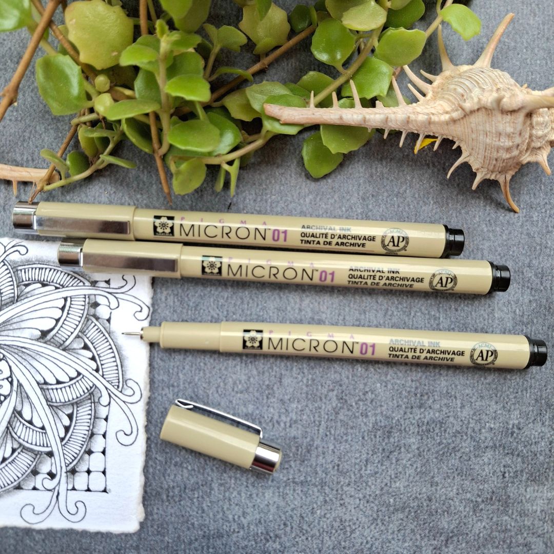 Micron 01 * Black