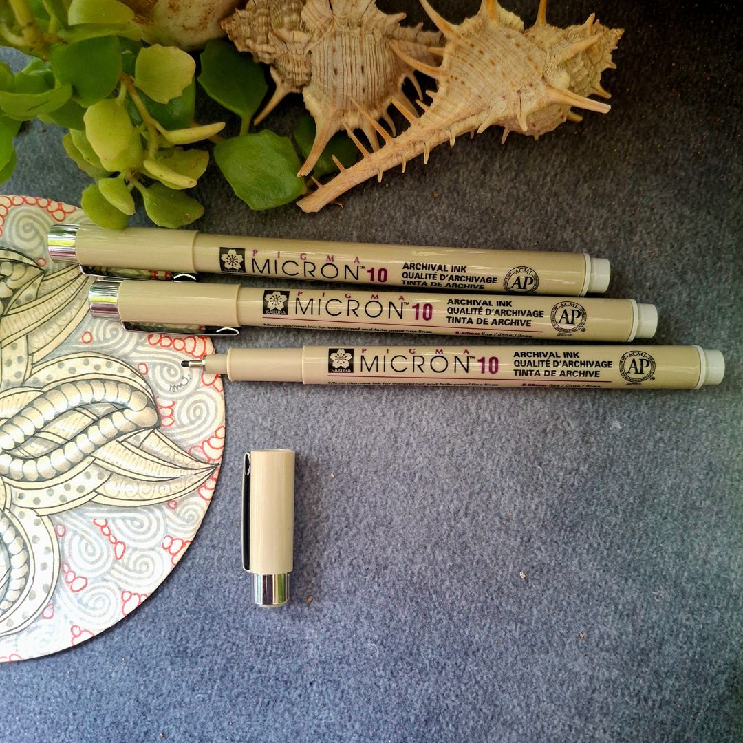 Micron 10 * Light cool grey