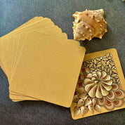 Tan Square Tiles * Regular