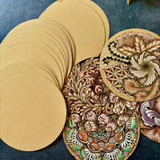 Tan Round Tiles * Regular
