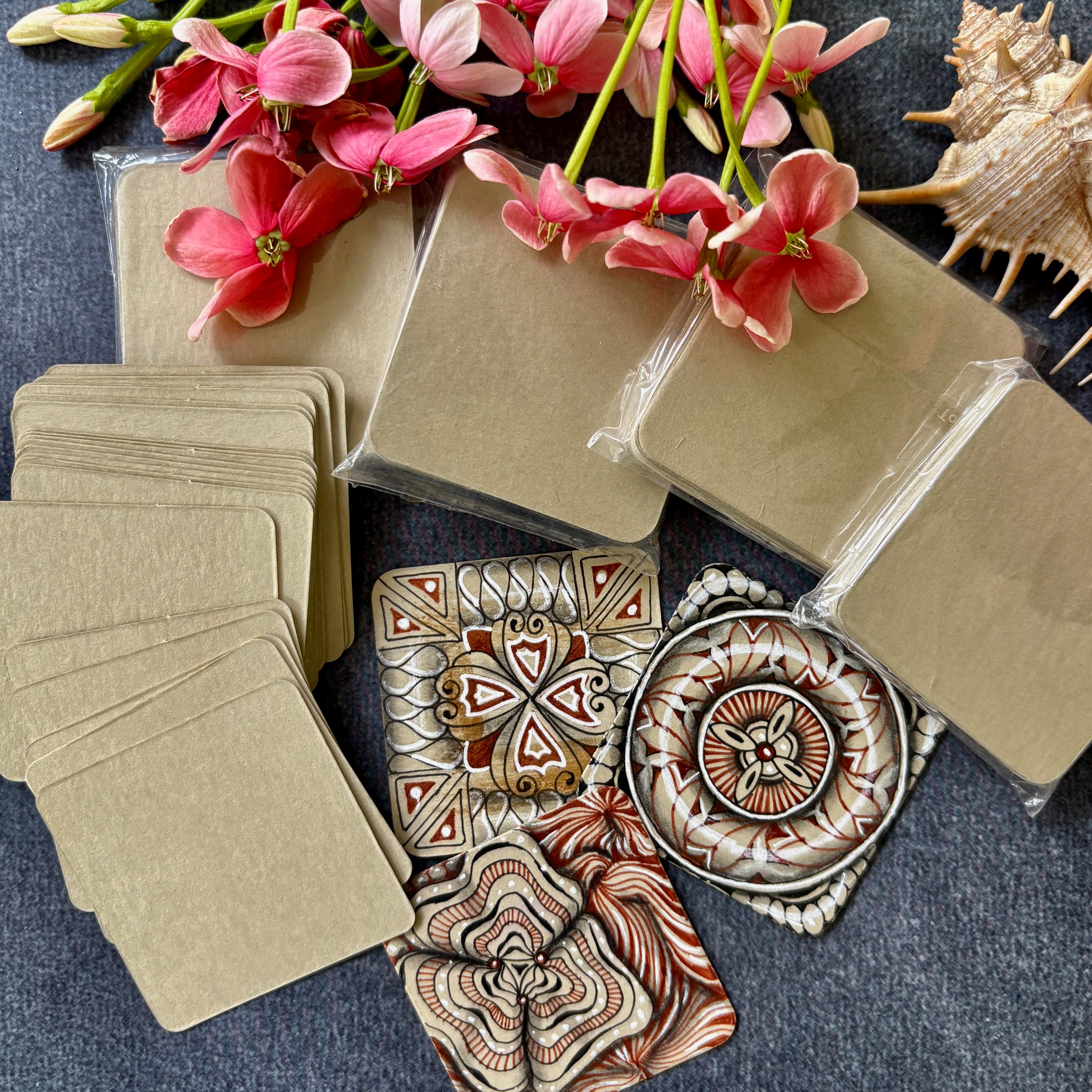 Tan Square Tiles *Small