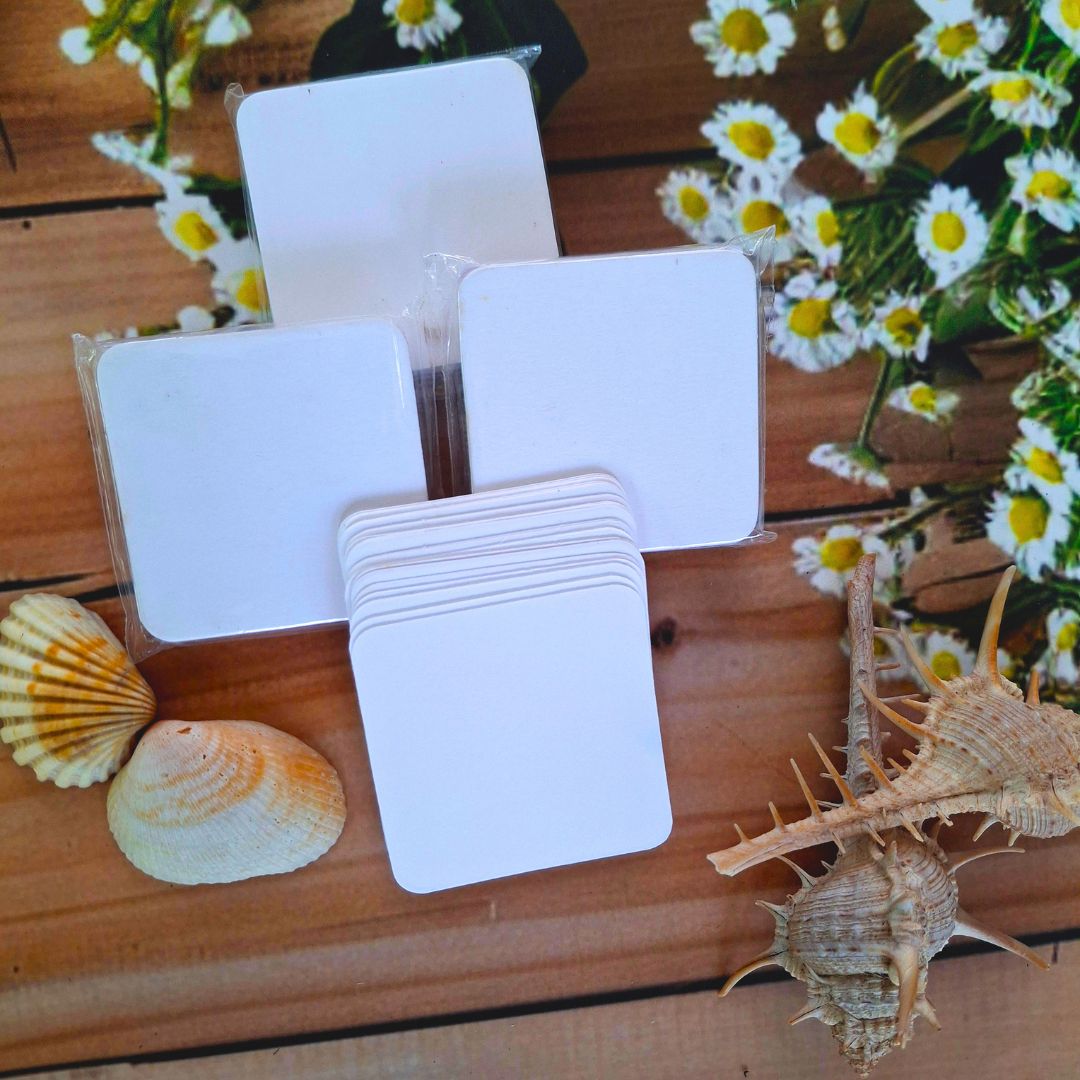 White Square Tiles * Small